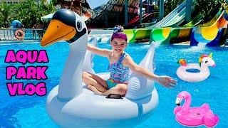 ELİF SİNEM AQUA PARK VLOG !! TÜM GÜN HAVUZ DENİZ !!