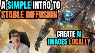 Stable Diffusion AI - a simple intro. Set up and create AI images locally!