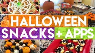 *4* HALLOWEEN SNACKS + APPETIZERS  HALLOWEEN PARTY FOOD 2019 PT. 2