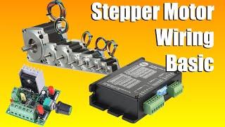 How to wire a STEPPER motor and CONTROLLER