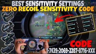 3.5 UPDATE  BEST SENSITIVITY CODE + CONTROL SETTINGS PUBG MOBILE/BGMI