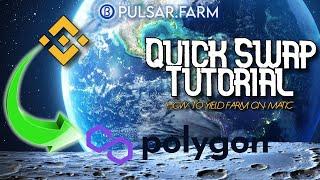 How to use quick swap with metamask (how to yield farm on matic / poly chain) [Beta Pulsar Poly]