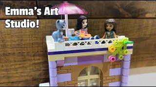 Emma’s Art Studio - Lego Friends Review (41365) - AMAZING 2019 Set