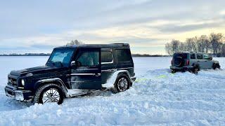 ЧТО ПОКАЖЕТ Mercedes AMG G55 и TANK 300 по СНЕЖНОМУ ПОЛЮ