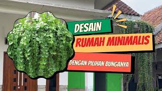 Desain Rumah Minimalis Penuh Bunga