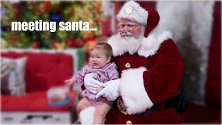 1st time meeting Santa... 