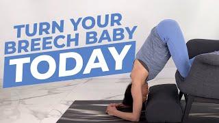 How to turn breech baby INSTANTLY | 8 Exercises To Turn Breech Baby Naturally (Breech Tilt + More)