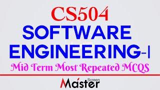 CS504 Software Engineering-1 Midterm Most Repeated MCQS | VU