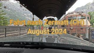 Zermatt (CH) Anreise 2024 - mit Auto, Autozug und Shuttle.