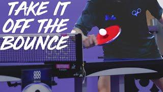 How to Return a Serve with Pips | Table Tennis Tutorial