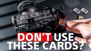 What SD Cards to use for Sony FX30/A7IV?