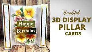 3D Pillar Display Cards | 6 x 6 Size