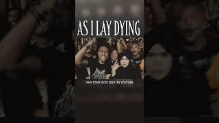 As I Lay Dying - Asia 2024 Tour Recap Short // #metal #metalmusic  #concert #metalcore #heavymetal