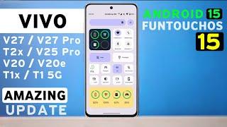 Vivo Funtouch OS 15 Update : Android 15 | Vivo Android 14 for Vivo V27,V25,V29 Pro,T2x5G