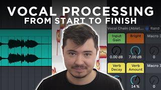 How To Mix Vocals In Ableton  (Warp, Melodyne, Processing/Vocal Chain) From Start To Finish