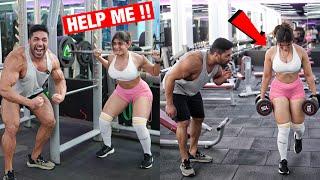 I Challenged My Wife For Leg Workout And This Happened (SHOCKING)