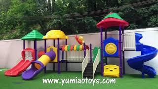 YUMIAO Customized Large Children Plastic Slide Kids Indoor Outdoor Playground