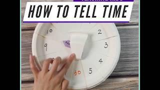 Teaching Kids How to Tell Time With This Interactive DIY Clock
