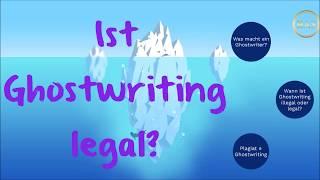 Ist Ghostwriting legal?  Jetzt erfahren!