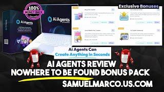 Ai Agents: Complete Demo, Review & OTO | AI Marketing Automation Tools Revealed