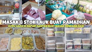 MASAK 8 MENU STOK LAUK RAMADHAN, BELANJA SAYUR & BUMBU, BUAT JUS ANTI DARTING PAKAI SLOWJUICER MECOO