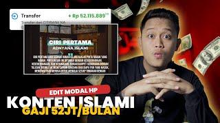 Aman Monet ! Reupload Konten ISLAMI Gaji 52jt/Bulan dari Youtube | Cara Dapat Uang dari Youtube 2023