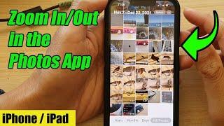 iPhone/iPad: How to Zoom In/Out in the Photos App
