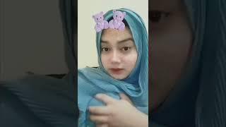 jilbab di remes, di puter dan di celupin