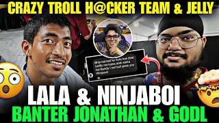  Lala & NinjaBoi Trolling H@cker Team At Lan | BANTER JONATHAN | #bgmi #godlike #godl #bgms