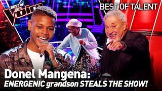 16-Year-Old OWNS the show with his GRANDMA in The Voice