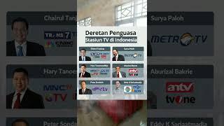 VIRAL !! INILAH DERETAN 6 PENGUASA STASIUN TV DI INDONESIA #shorts