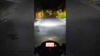 DSK NIGHT RIPPER PRO 50W MINI DRIVING LIGHT ON SUZUKI RAIDER 150 Fi