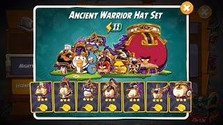 Update Full Stars Ancient Warrior Hat Set | ANGRY BIRDS 2 THE ARENA STREAK 5 (OCT/18/2023)