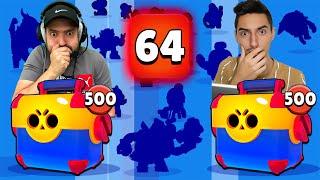 BATTLE OPENING LUNAIRE de 1'000 MEGA BOITES contre Periado (hallucinant) Brawl Stars