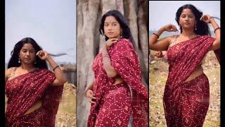 Tamil Serial Actress Gabriella Saree Iduppu Show