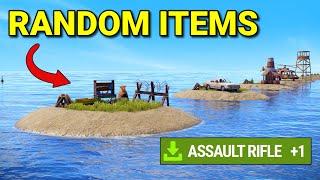 I Gave 100 Rust Players Their Own Island - Random Items