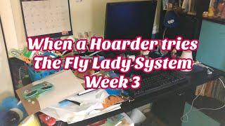 When a Hoarder TRIES the Flylady Cleaning Method Week 3! DeClutter, Clean with me! Shine your Sink!