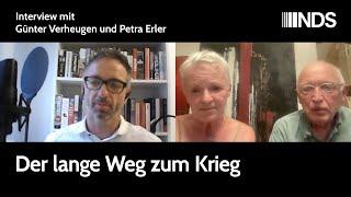 Interview mit Günter Verheugen und Petra Erler zu ihrem Buch: „Der lange Weg zum Krieg“