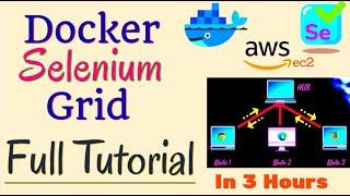 Docker Selenium Grid - Full Tutorial for Test Automation | Setup Docker Selenium Grid from Scratch