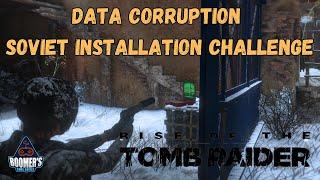 Data Corruption Soviet Installation Challenge (Shoot the red laptops) - Rise of the Tomb Raider