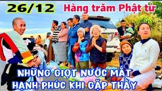 Thầy Minh Tuệ mới nhất 26/12 hàng trăm Phật tử đảnh lễ thầy có phải được thuê không? Phá tan lời đồn