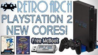 PS2 How To Install RetroArch! New NES & Mega Drive Core!