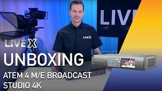 Unboxing the ATEM 4 M/E Broadcast Studio 4K