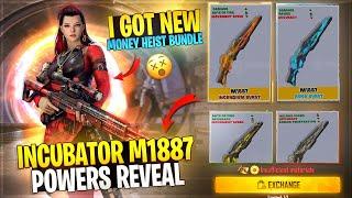 Incubator M1887 Confirm Date and Power  New Money Heist Costumes  Garena Free Fire