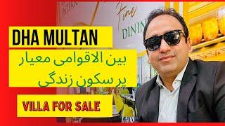 DHA Multan 9 Marla villa special review & for sale corner 60ft road +923136527885