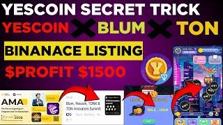 YESCOIN AIRDROP NEW UPDATE|YESCOIN AIRDROP LISTING UPDATE |YESCOIN MINING INCREASE|BINANACE LISTING