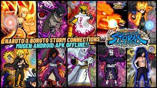 NEW!! NARUTO x BORUTO Ninja STORM Connections Mugen Android OFFLINE - 200 Characters Update 2024