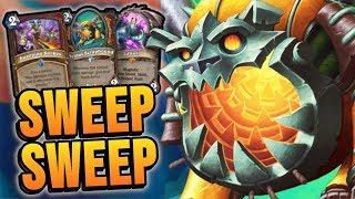 SWEEP to WIN! - Control Warrior | Rise of Shadows | Hearthstone