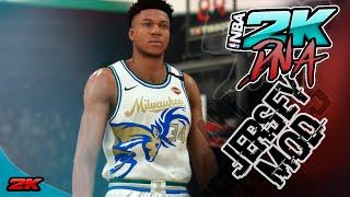 Fictional Bucks Jersey Mod for Consoles and PC NBA 2K20