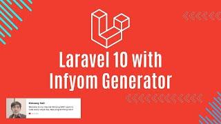 Laravel 10 with Infyom Generator Setup